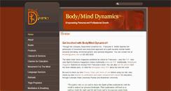 Desktop Screenshot of bodyminddynamics.org