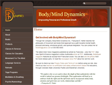Tablet Screenshot of bodyminddynamics.org